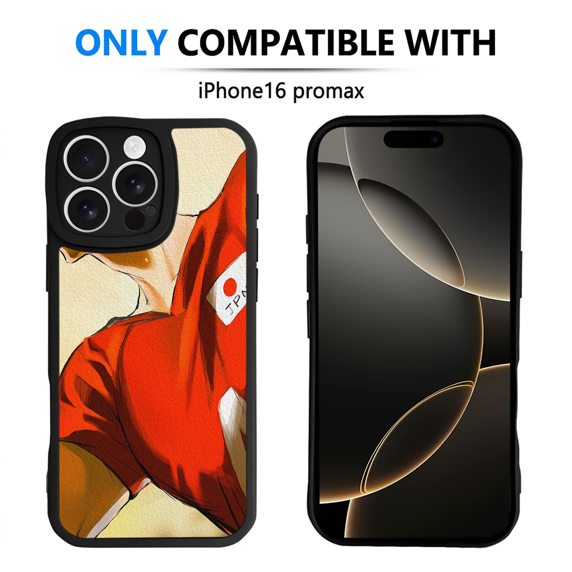 （画像用） ハイキュー!! Haikyu!! 【iPhone 16シリーズ対応】シリコンスマホケース（レザー調） 材質：シリコン